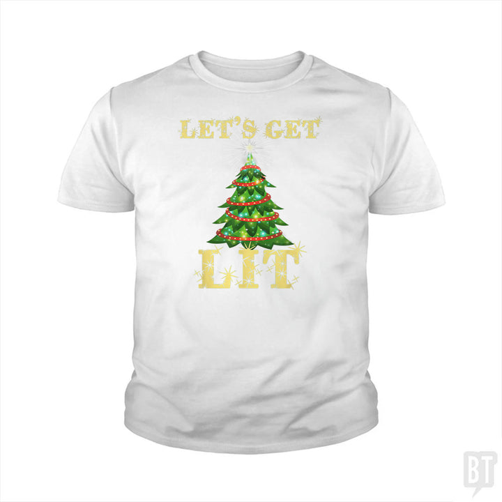 Let's Get Lit Kids Shirt