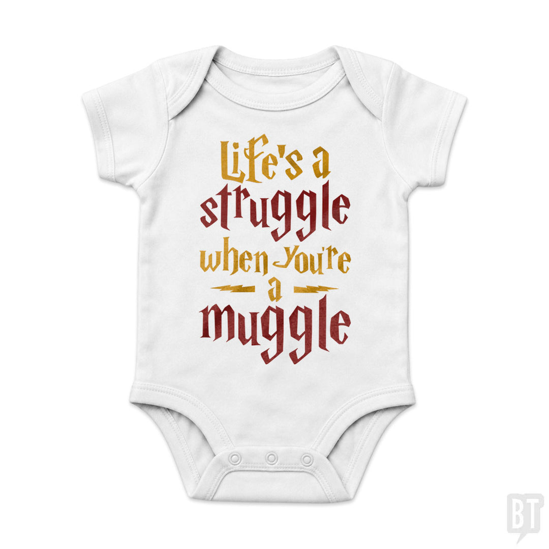 Muggle Struggle Baby One-Piece