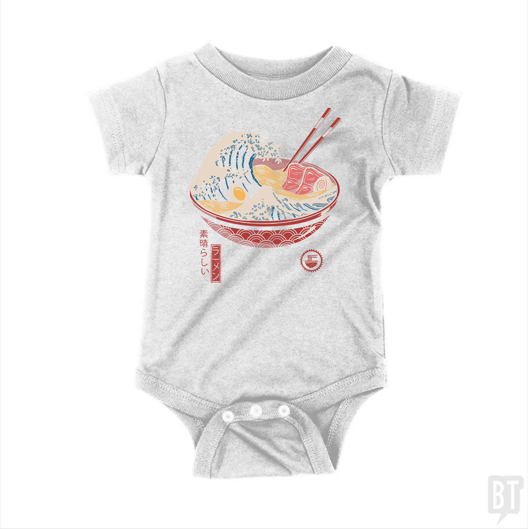 Great Ramen Wave Baby One-Piece