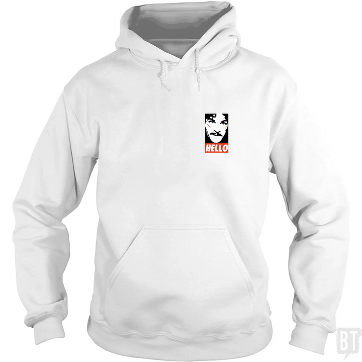 Hello Left Chest Hoodie