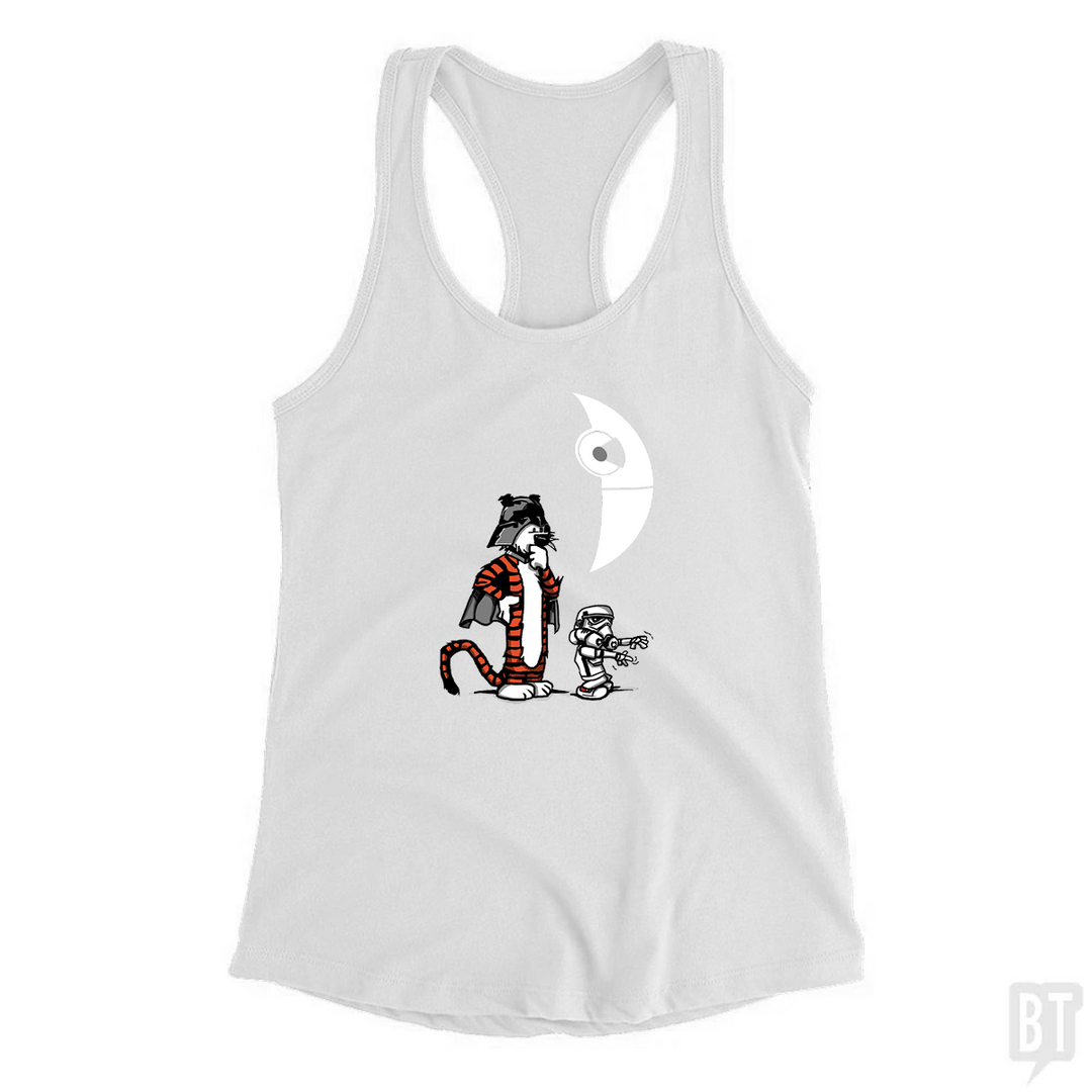 Darth Hobbes and Calvin Trooper Tank Tops