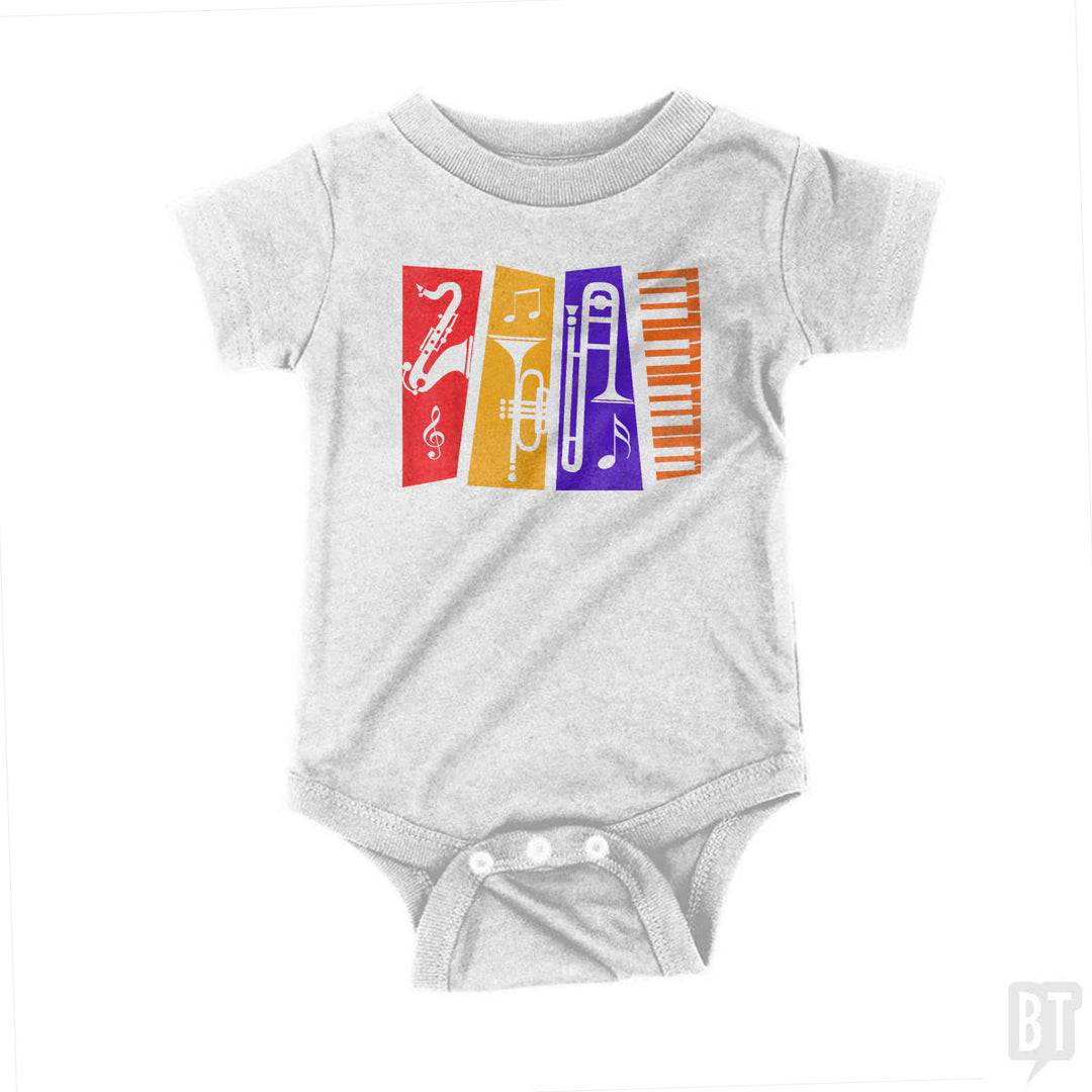 Jazz Music Baby One-Piece