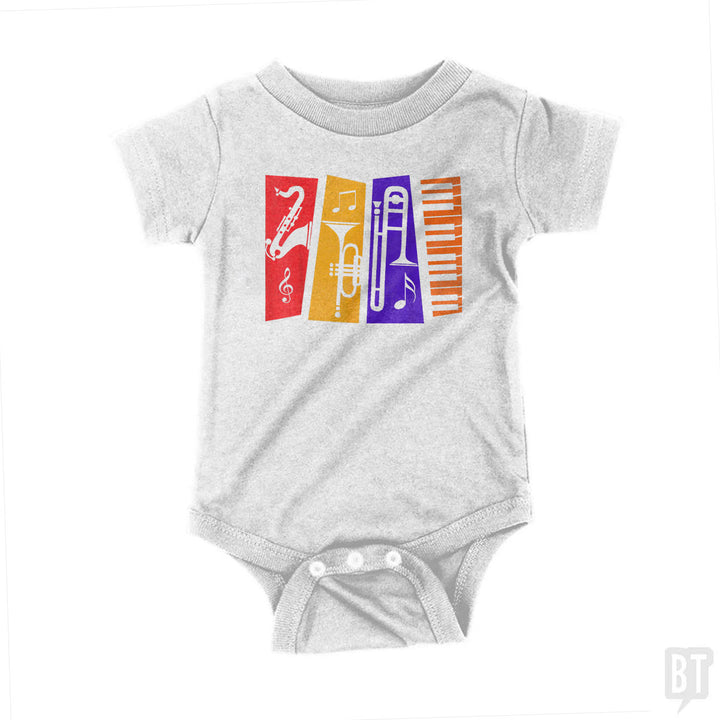 Jazz Music Baby One-Piece