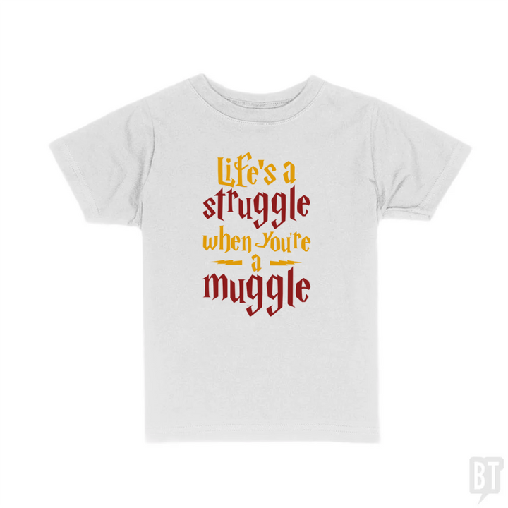 Muggle Struggle Kids Shirt