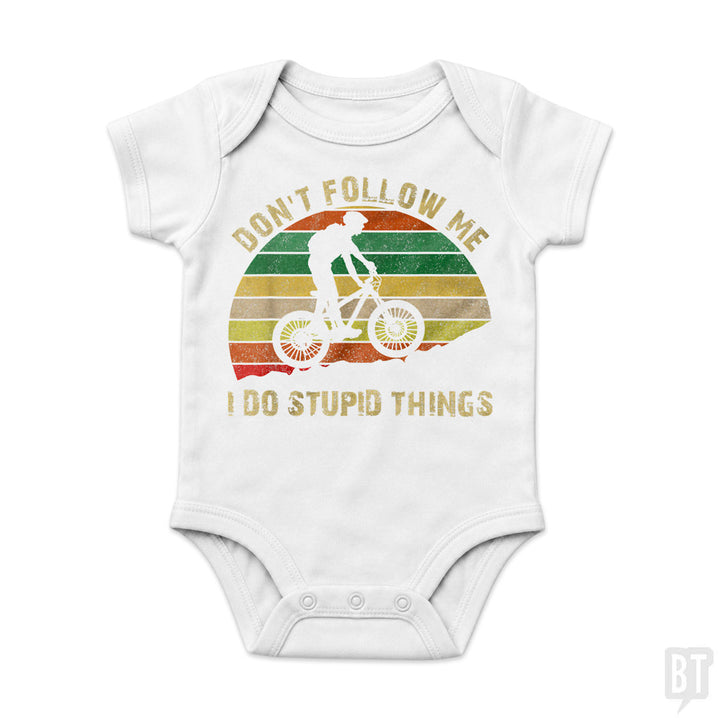 Funny Mountain Bike Baby One-Piece