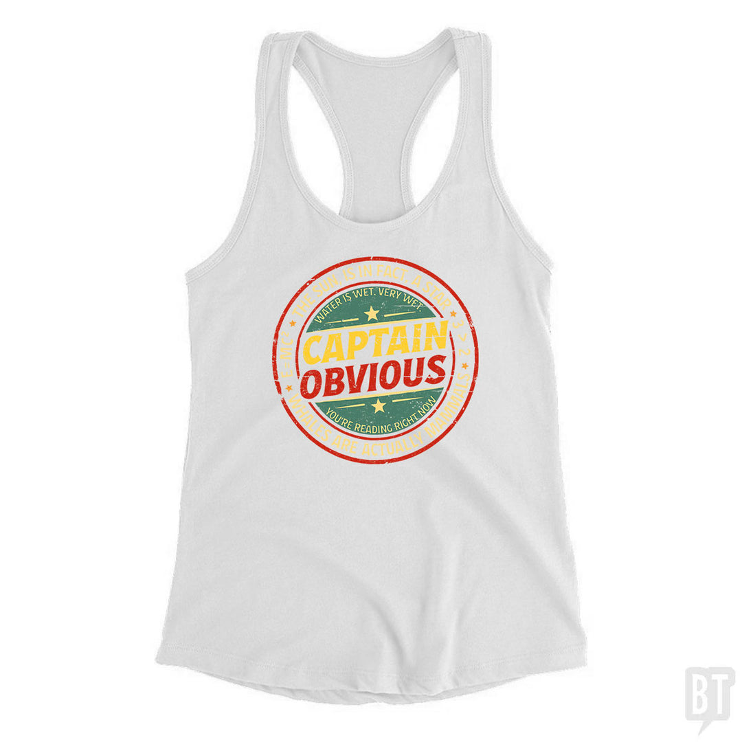 Captain Obvious Tank Top