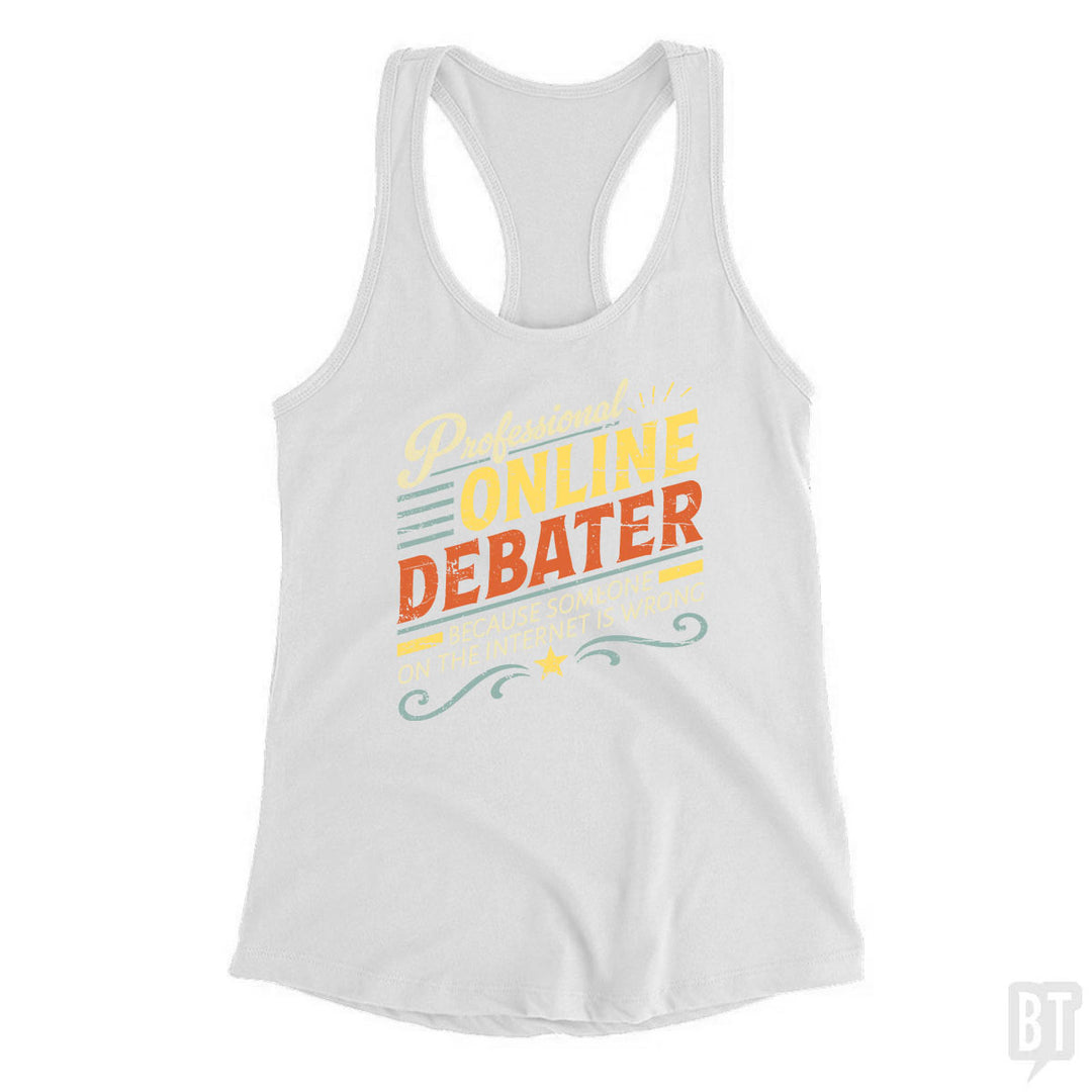 Professional Online Debater Tank Top
