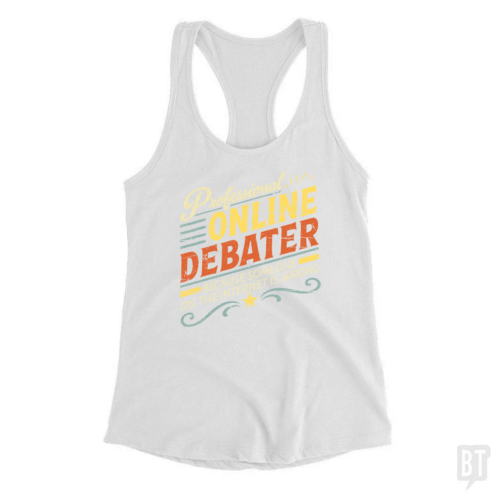 Professional Online Debater Tank Top
