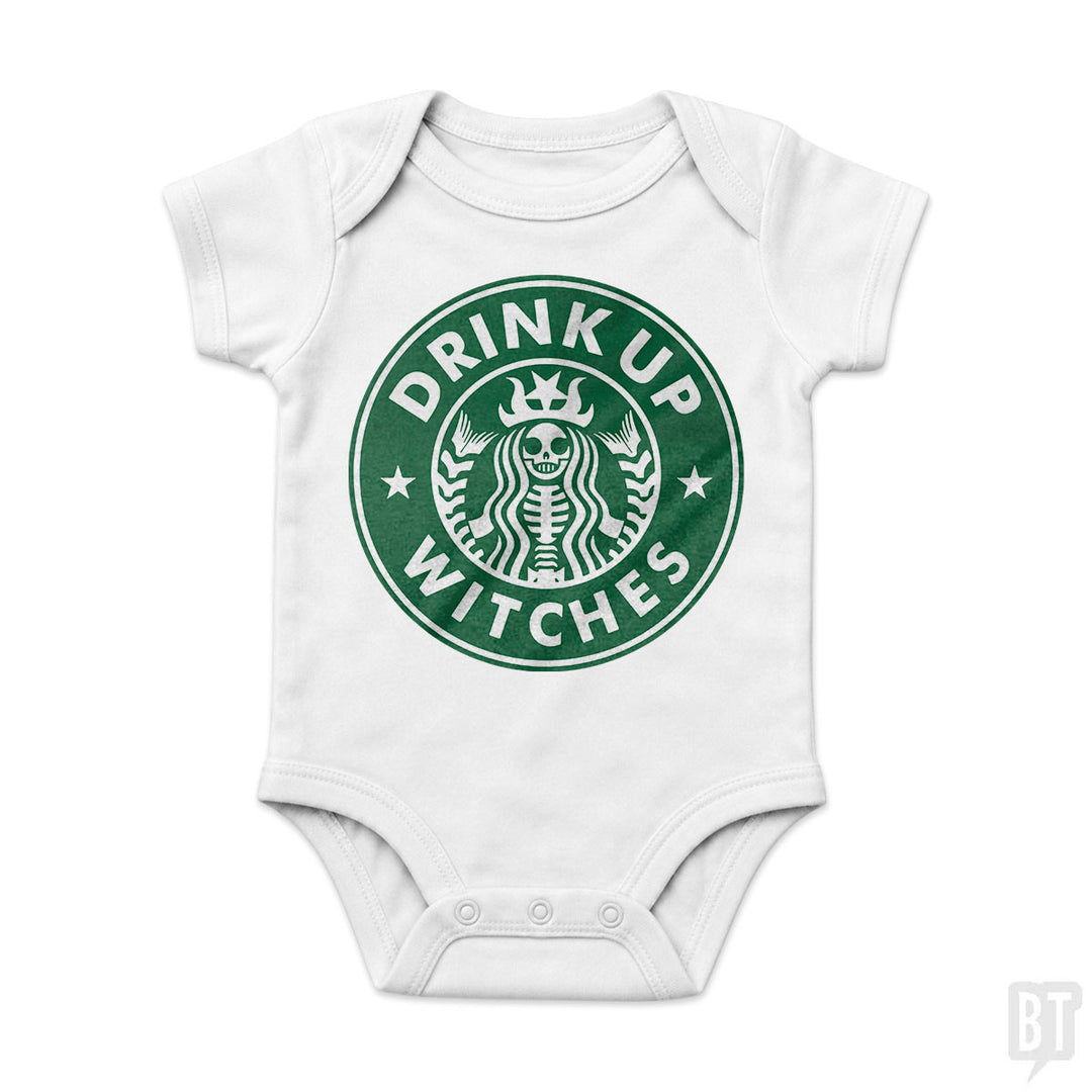 Drink Up Witches Baby One-Piece