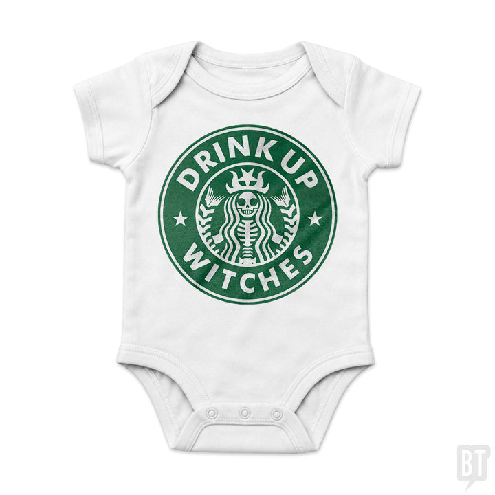 Drink Up Witches Baby One-Piece