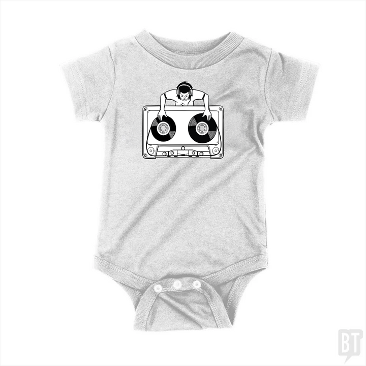Retro DJ Baby One-Piece