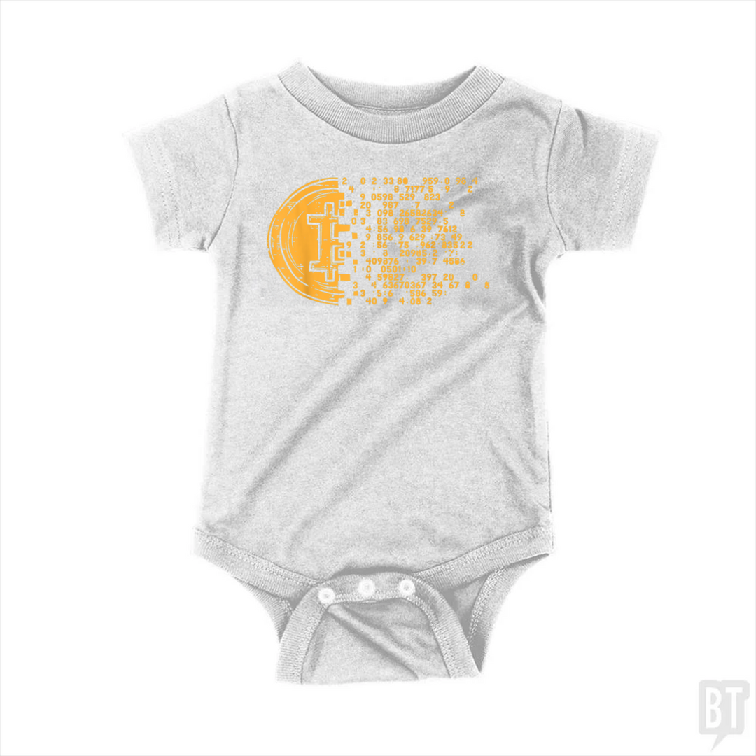 Bitcoin Digital Baby One-Piece