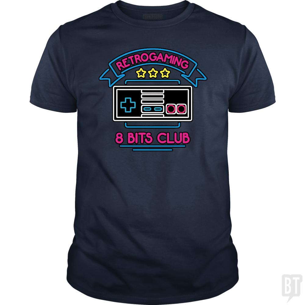 Retro Gamer 8 Bits Club - BustedTees.com
