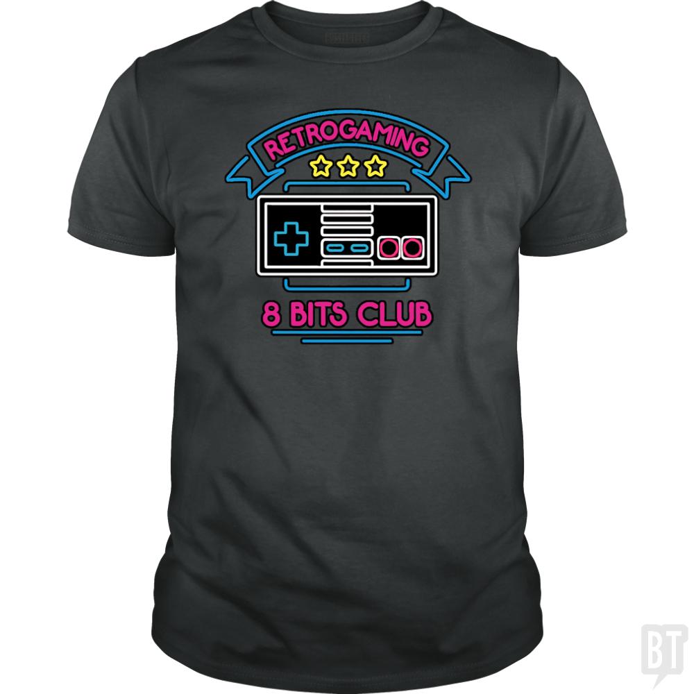Retro Gamer 8 Bits Club - BustedTees.com