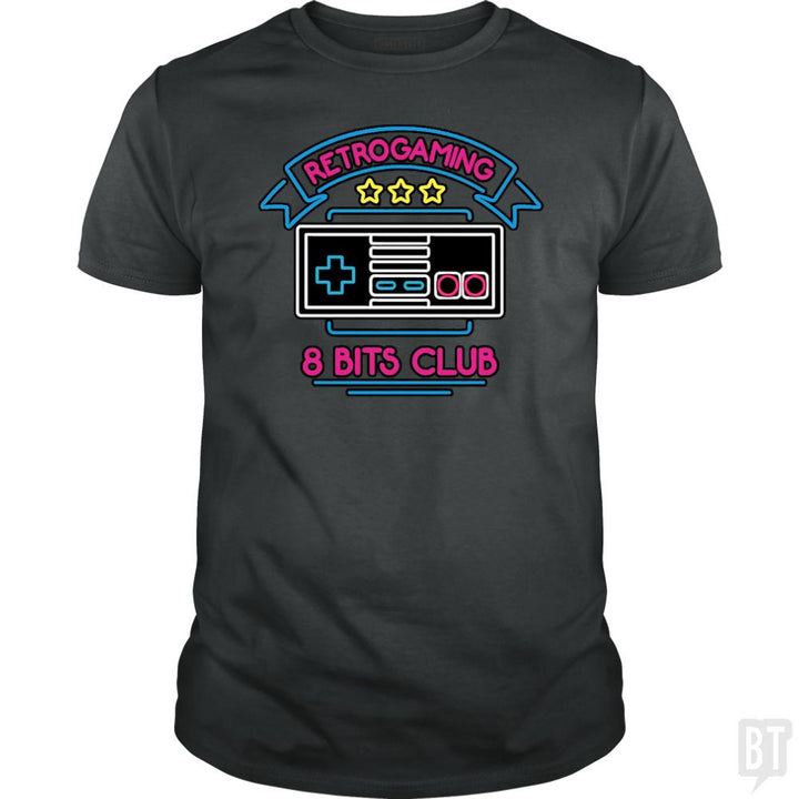 Retro Gamer 8 Bits Club - BustedTees.com