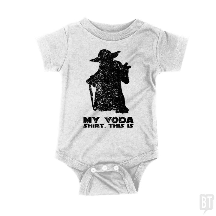 This is my Yoda shirt. Kids Shirt - BustedTees.com