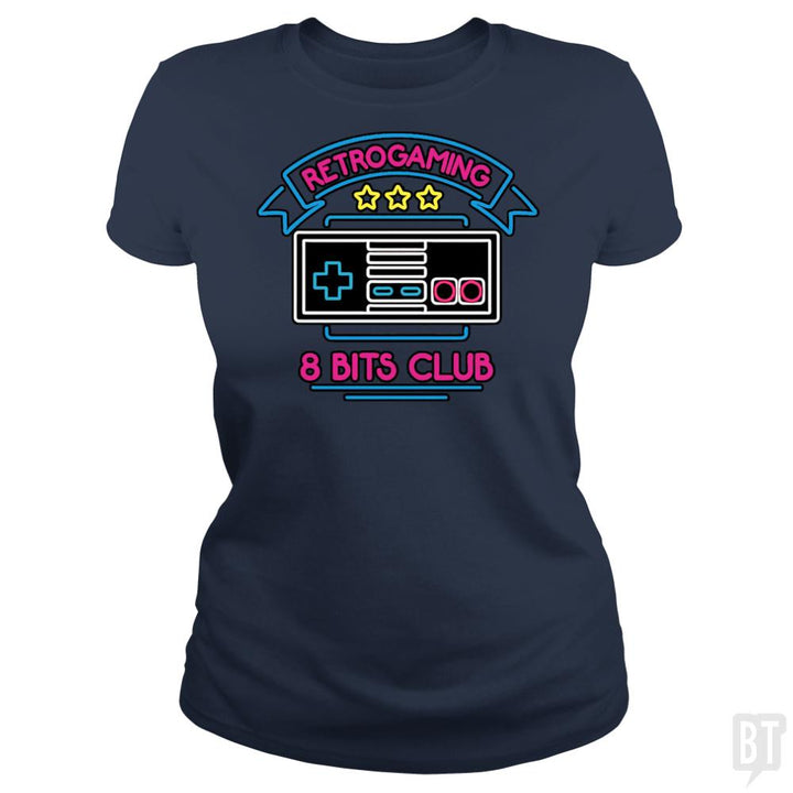 Retro Gamer 8 Bits Club - BustedTees.com