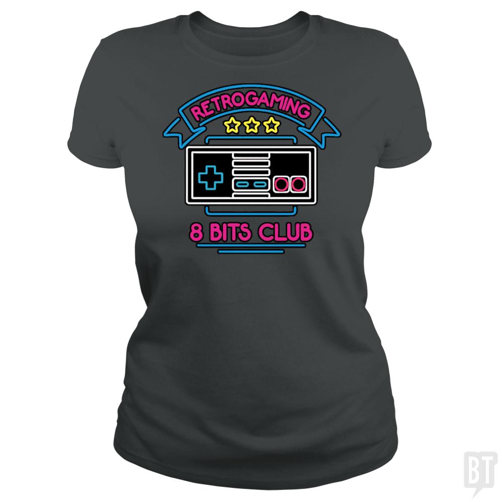 Retro Gamer 8 Bits Club - BustedTees.com
