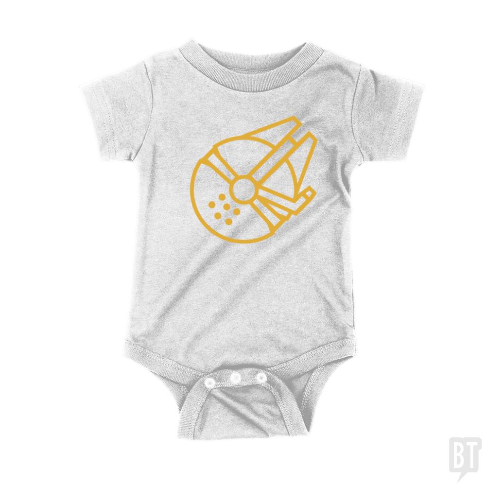 Millennium Falcon Kids Shirt - BustedTees.com