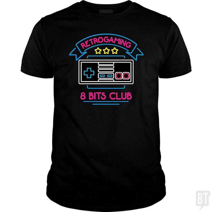 Retro Gamer 8 Bits Club - BustedTees.com