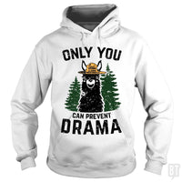 Load image into Gallery viewer, Only You Can Prevent Drama Llama Smokey Parody Bea - BustedTees.com
