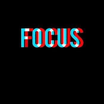 Focus- Optical Illusion Trippy Motivational Hoodie