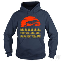 Load image into Gallery viewer, SunFrog-Busted Anjaka Hoodie / Navy Blue / S Baaa Sownyaaa Mamabeatsebabah
