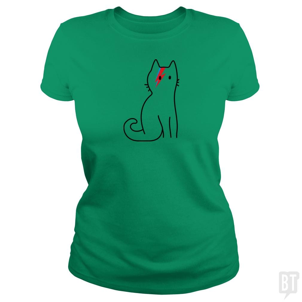 SunFrog-Busted Arif Rahman Classic Ladies Tee / Irish Green / S Cat Bowie