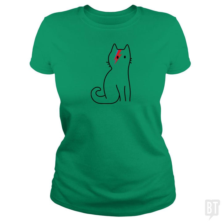 SunFrog-Busted Arif Rahman Classic Ladies Tee / Irish Green / S Cat Bowie