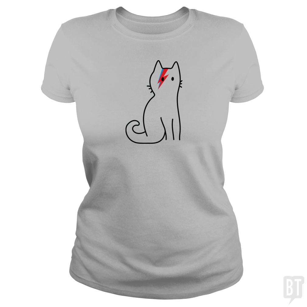 SunFrog-Busted Arif Rahman Classic Ladies Tee / Sport Grey / S Cat Bowie