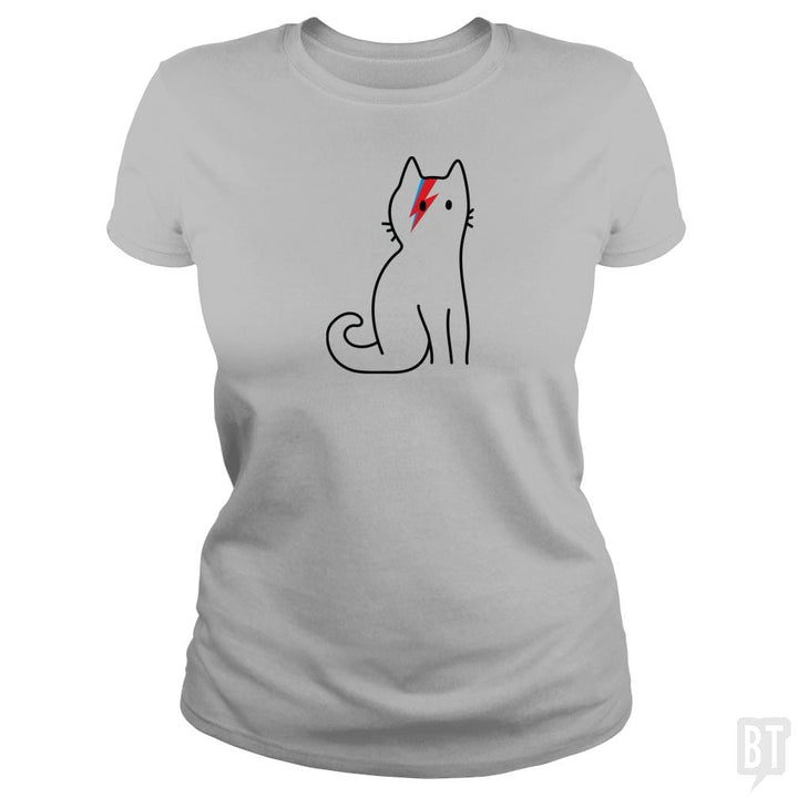 SunFrog-Busted Arif Rahman Classic Ladies Tee / Sport Grey / S Cat Bowie