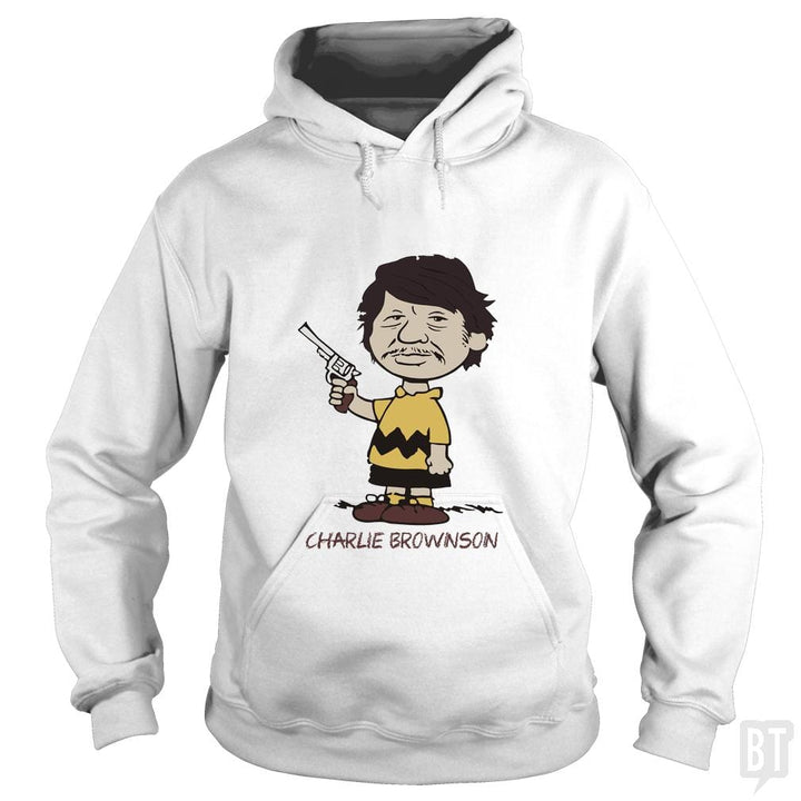 SunFrog-Busted artwerks Hoodie / White / S Charlie Brownson