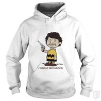 Load image into Gallery viewer, SunFrog-Busted artwerks Hoodie / White / S Charlie Brownson
