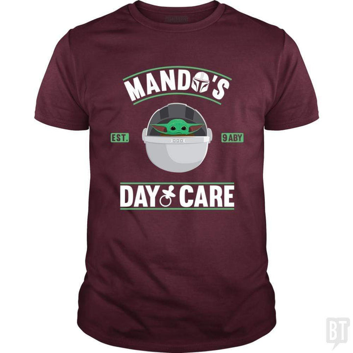 SunFrog-Busted Bomdesignz Classic Guys / Unisex Tee / Maroon / S Mando's day care
