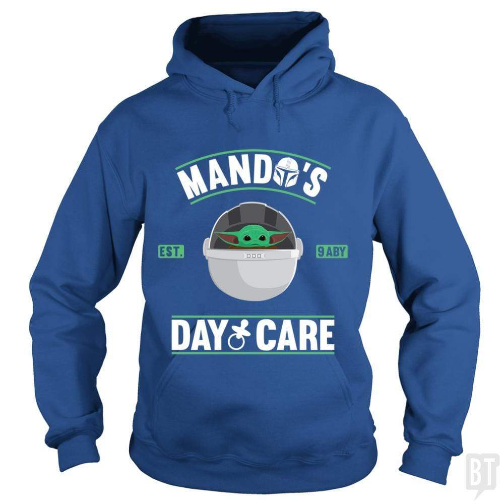 SunFrog-Busted Bomdesignz Hoodie / Royal Blue / S Mando's day care