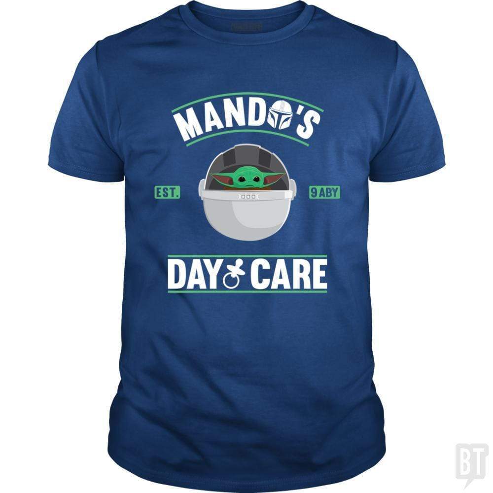 SunFrog-Busted Bomdesignz Classic Guys / Unisex Tee / Royal Blue / S Mando's day care