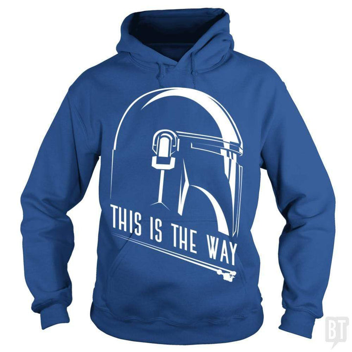 SunFrog-Busted Bomdesignz Hoodie / Royal Blue / S This is the way