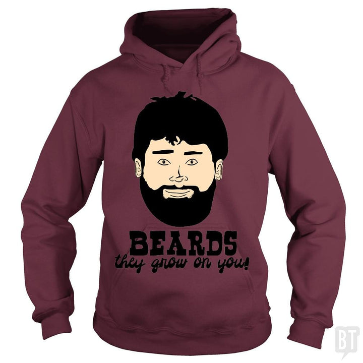 Beards: They Grow On You! Hoodie