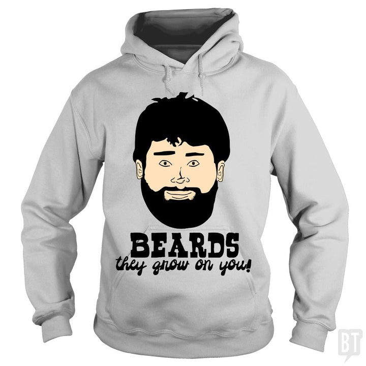Beards: They Grow On You! Hoodie