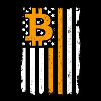 Bitcoin US Flag Hoodie