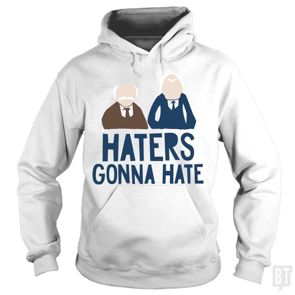 SunFrog-Busted BustedTees Hoodie / White / S Haters Gonna Hate