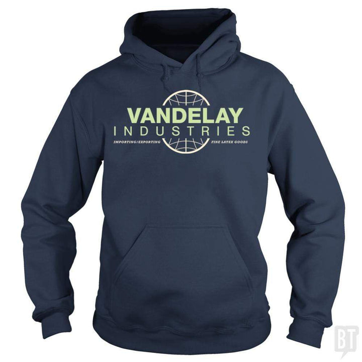 SunFrog-Busted BustedTees Hoodie / Navy Blue / S Vandelay Industries