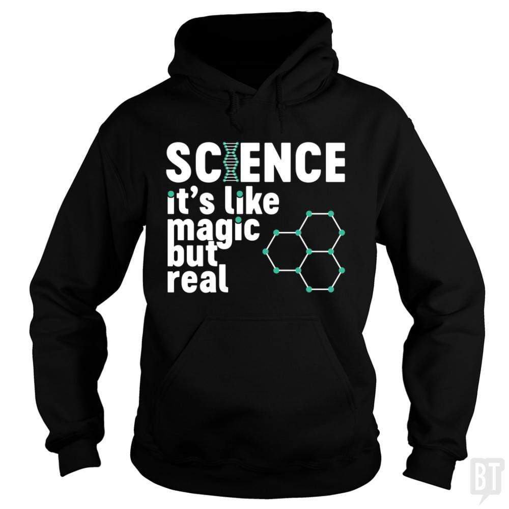SunFrog-Busted Funky Hippo Hoodie / Black / S Science Magic