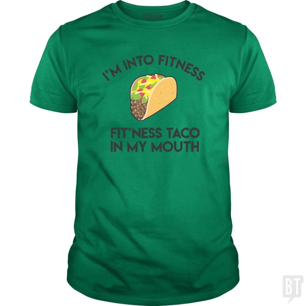 SunFrog-Busted SuperPizzaAwesome2000 Classic Guys / Unisex Tee / Irish Green / S Fitness Taco