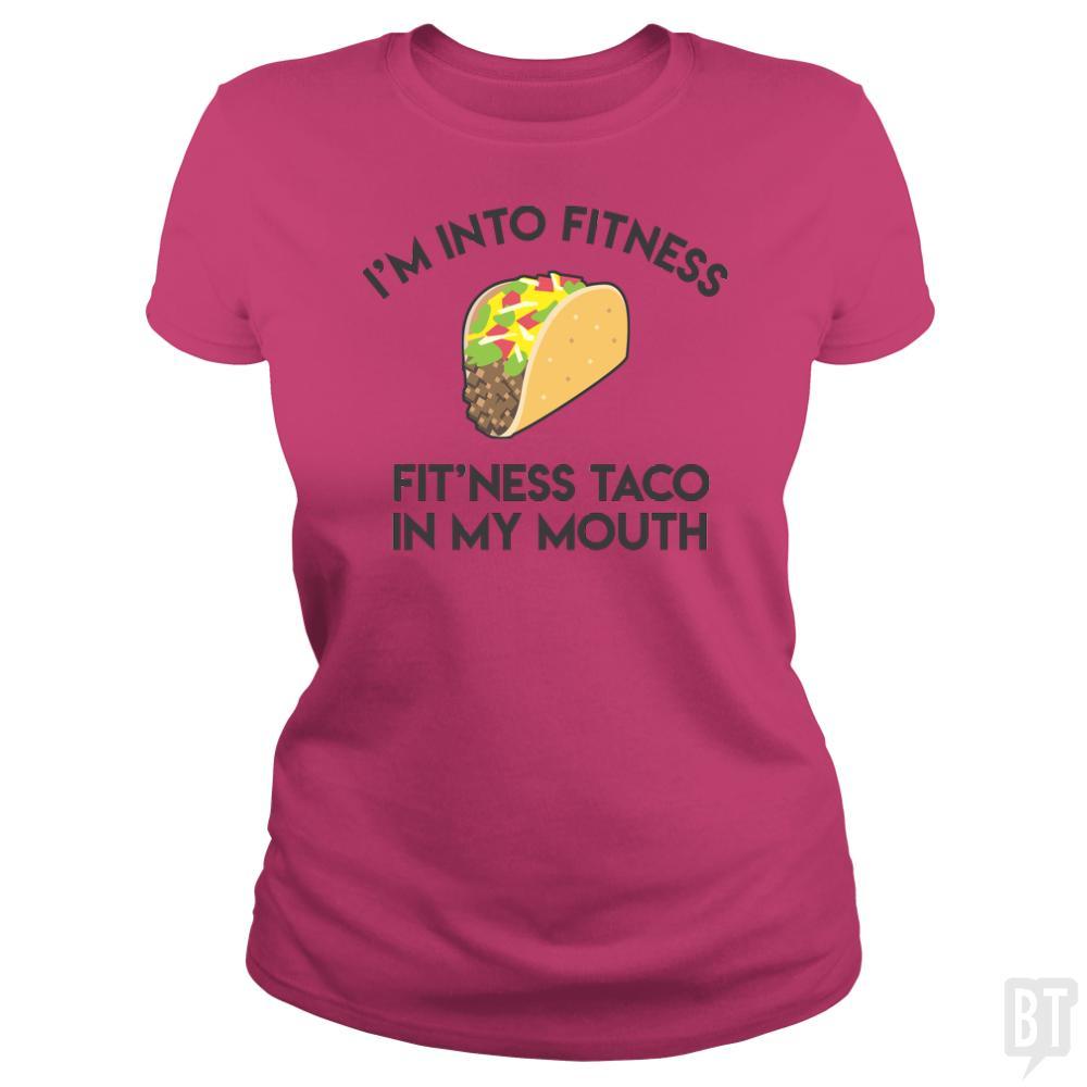 SunFrog-Busted SuperPizzaAwesome2000 Classic Ladies Tee / Heliconia / S Fitness Taco