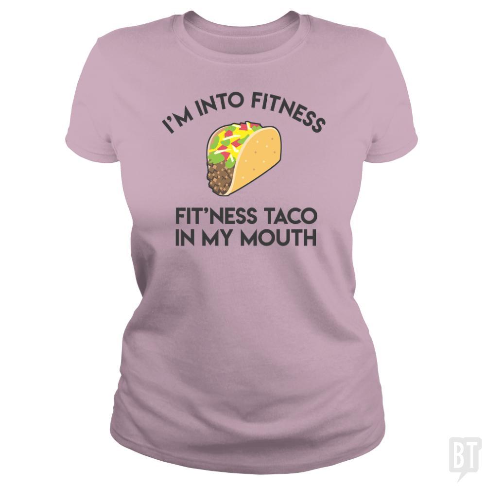 SunFrog-Busted SuperPizzaAwesome2000 Classic Ladies Tee / Light Pink / S Fitness Taco