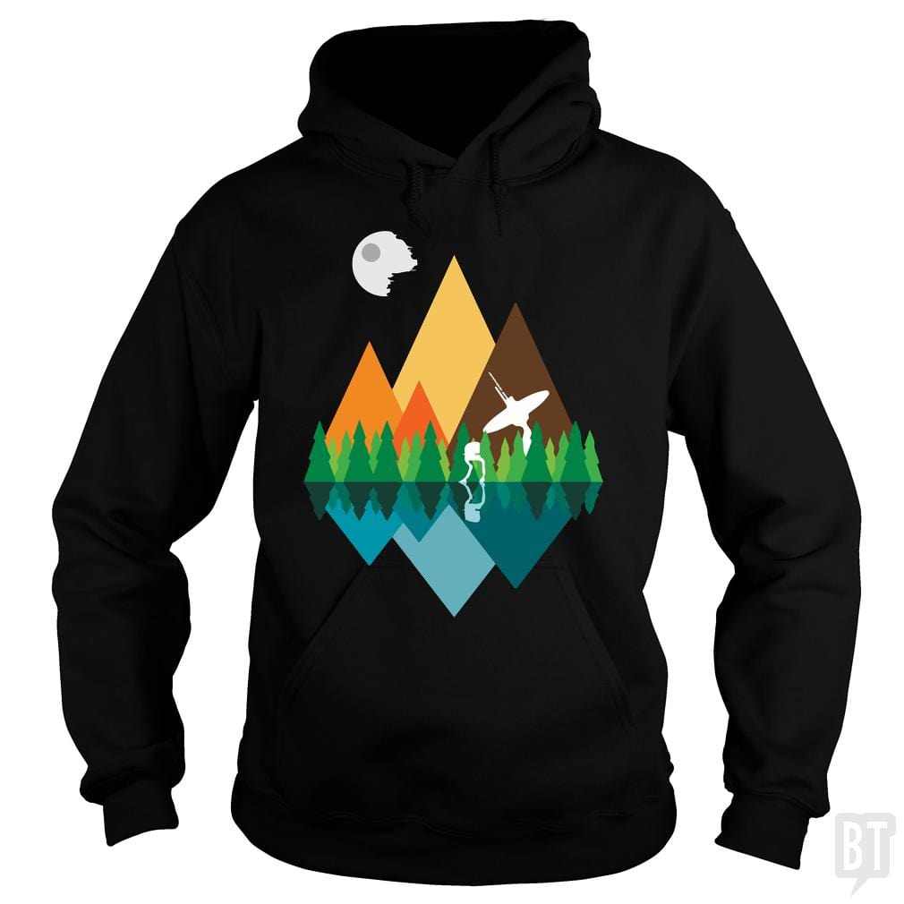 SunFrog-Busted TEE ART LAB Hoodie / Black / S Camping