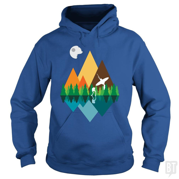 SunFrog-Busted TEE ART LAB Hoodie / Royal Blue / S Camping