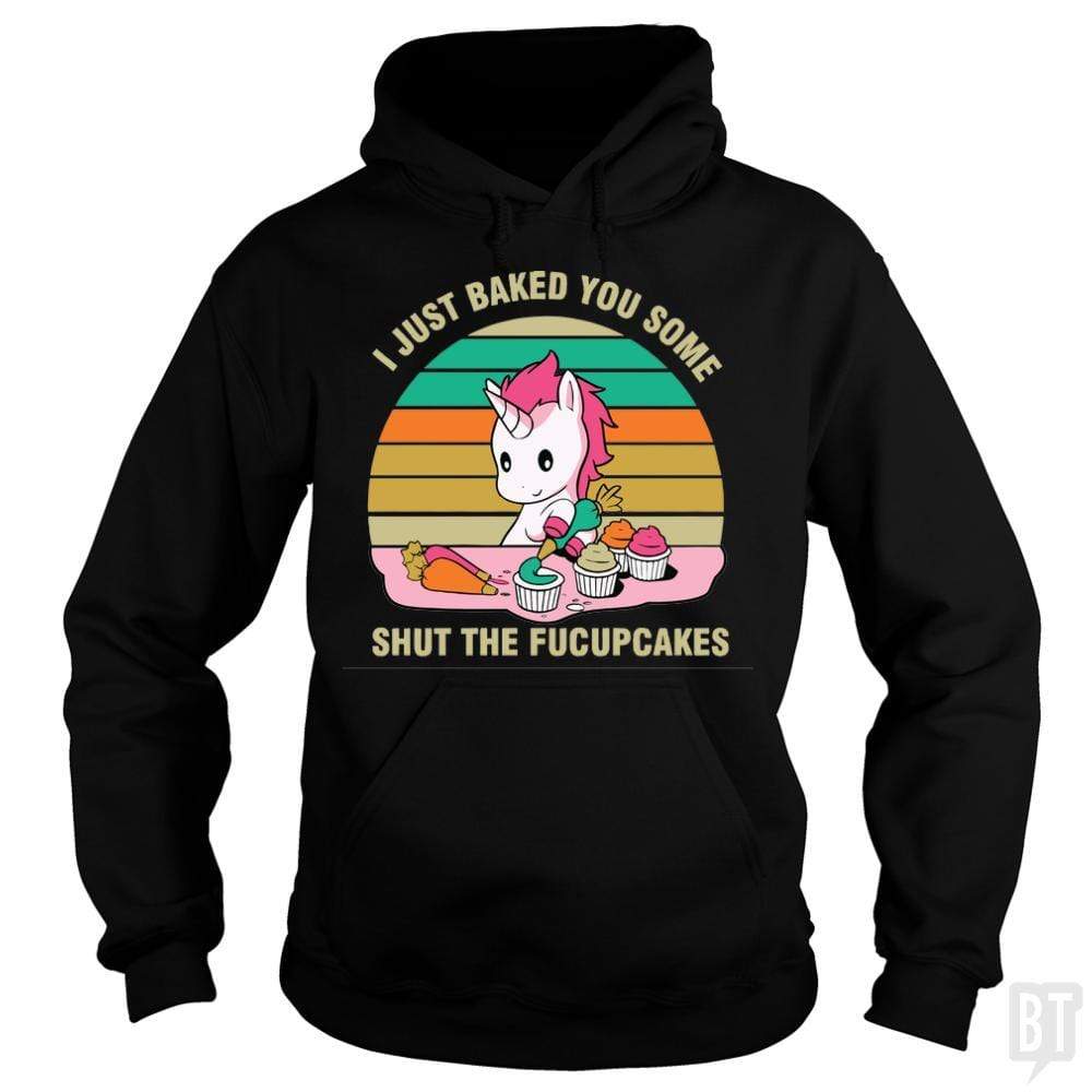 SunFrog-Busted Tripleonecreations Hoodie / Black / S Baking Unicorn