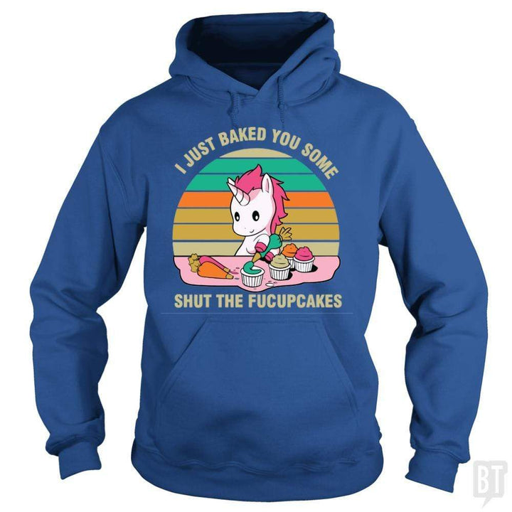 SunFrog-Busted Tripleonecreations Hoodie / Royal Blue / S Baking Unicorn